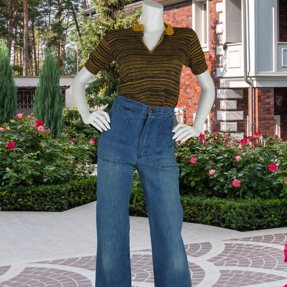 Vintage Wrangler Denim Jeans 25 - Picture 3 of 14